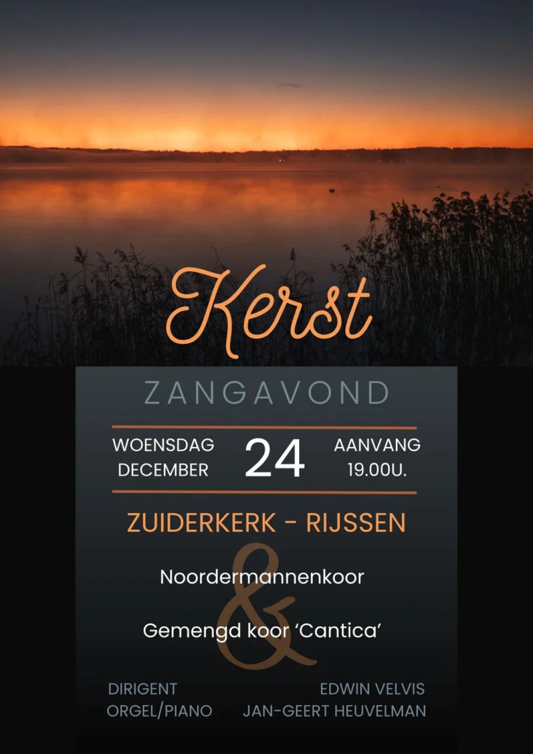 Afbeelding bij ‘Kerstzangavond Noordermannenkoor en gemengd koor Cantica’